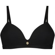 Ten Cate Beach Triangel bikini top dames black rib 