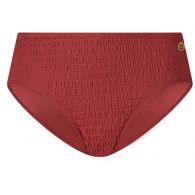 Ten Cate Beach Mid waist bikini broekje dames shiny rouge 