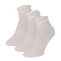 Apollo Quarter Sport sneaker sokken white 3-pack 