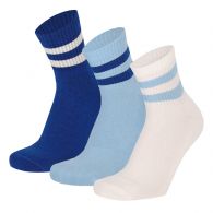 Apollo Quarter Sport sokken multi blue 3-pack EU 36 - 41 