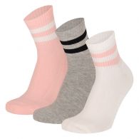 Apollo Quarter Sport sokken multi pink 3-pack EU 36 - 41 