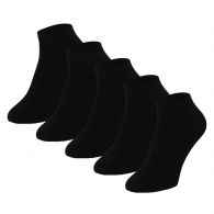 Apollo Plain sneaker sokken black 5-pack EU 41 - 46 
