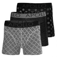 Apollo Onderbroek heren multi black 3-pack 