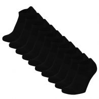 Apollo Basic Sport sneaker sokken black 10-pack 