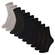Apollo Basic sokken multi black 10-pack 
