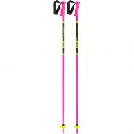 Leki Racing Kids skistokken junior neon pink black  neon yellow
