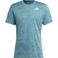 Adidas Freelift tennisshirt heren arctic night light aqua 