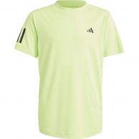 Adidas Club Tennis 3-Stripes tennisshirt junior pulse lime
