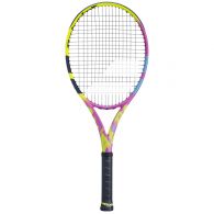 Babolat Pure Aero Rafa Origin tennisracket geel roze blauw 