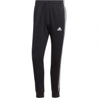 Adidas Essential Fleece 3-Stripes Tapered Cuff joggingbroek heren black white