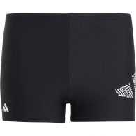 Adidas 3 Bar Logo zwemboxer junior black white 