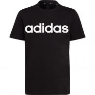 Adidas Essentials Linear Logo shirt junior black white 