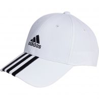 Adidas Baseball 3-Stripes pet white black 