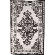 Esschert Design Perzisch buitenkleed 120 x 190 cm grijs 