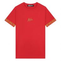 Malelions Venetian shirt heren red gold 