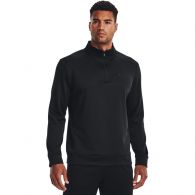 Under Armour Fleece 1/4 zip sweater heren black 