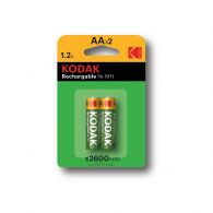 Kodak Rechargeable AA 2600mAh oplaadbare batterij 2-pack 