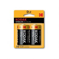 Kodak Xtralife Alkaline D/LR20 batterij 2-pack 