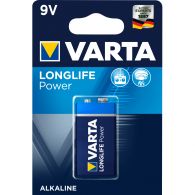 Varta Longlife Power Alkaline 9V batterij 