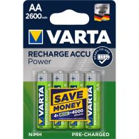 Varta Recharge Accu Power AA 2600MAH oplaadbare  batterij 4-pack