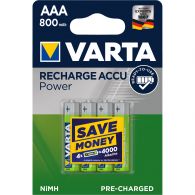 Varta Recharge Accu Power AAA 800MAH oplaadbare  batterij 4-pack