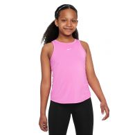 Nike Dri-FIT One tanktop junior playful pink white 