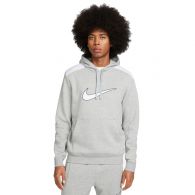 Nike Sportswear fleece hoodie heren dark grey heather white