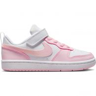 Nike Court Borough Low Recraft DV5457 vrijetijdsschoenen junior white pink foam