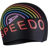 Speedo Pride Silicone Cap badmuts rainbow 
