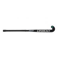 Brabo Pure Studio Diamond Classic Curve hockeystick black rainbow - 36,5 inch XL