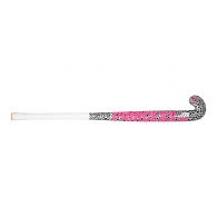 Princess Woodcore hockeystick junior leopard silver pink 
