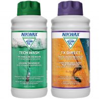 Nikwax Tech Wash wasmiddel & TX-Direct impregneermiddel  1 liter