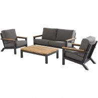 4 Seasons Outdoor Capitol loungeset 4-delig anthracite 