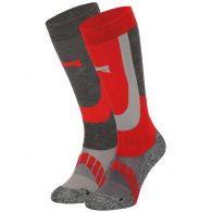 Xtreme Sockswear 2-Pack skisokken multi red 