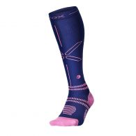 STOX Energy Socks Sports compressiekousen dames dark blue pink 