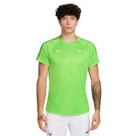 Nike Rafa Challenger Dri-FIT tennisshirt action green  light lemon twist white