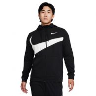 Nike Dri-FIT Fleece vest heren black white 