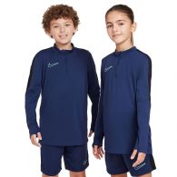 Nike Dri-FIT Academy 23 trainingsshirt junior midnight  navy black hyper turquoise