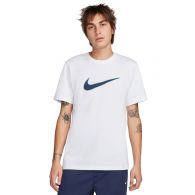 Nike Sportswear shirt heren white blue hyper  turquoise