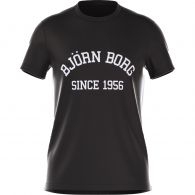 Björn Borg Borg Essential tennisshirt heren black beauty 