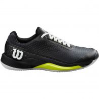 Wilson Rush Pro 4.0 WRS332120 tennisschoenen heren black white safety yellow