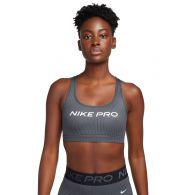 Nike Pro Swoosh Light-Support sport bh dames anthracite white
