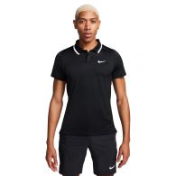 Nike Court Advantage tennispolo heren black white 