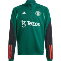 Adidas Manchester United Tiro 23 trainingsshirt junior collegiate green black core green active red