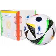 Adidas Euro 24 League voetbal giftbox white black glow  blue