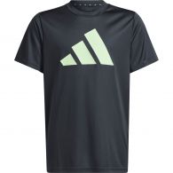 Adidas Train Essentials Big Logo shirt junior carbon semi green spark