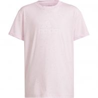 Adidas Future Icons Winners shirt junior clear pink mel white