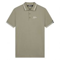 Malelions Signature polo heren dry sage 
