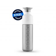 Dopper Steel Limited Edition drinkfles 490 ml silver 