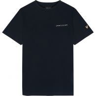 Lyle & Scott Script Embroidered shirt junior dark navy 